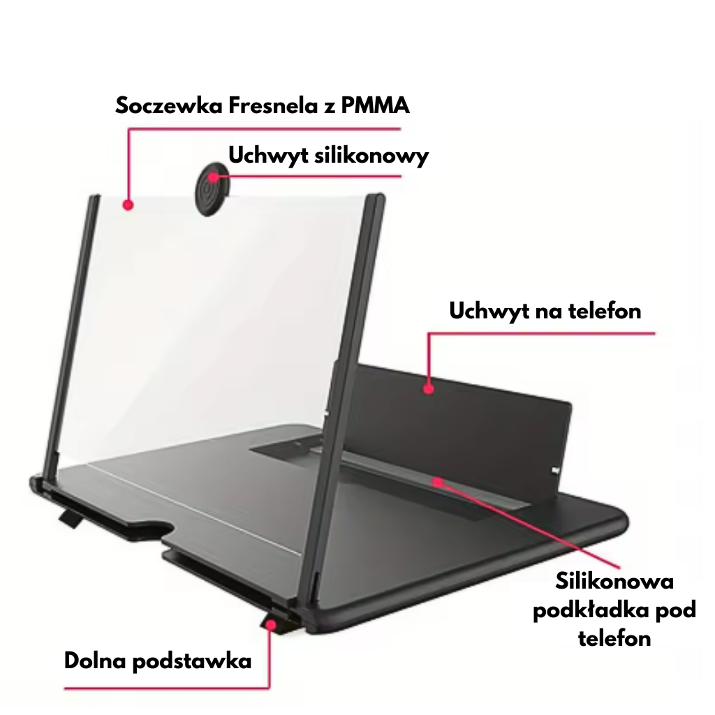 EkranXL™ - Zamień telefon w domowe kino