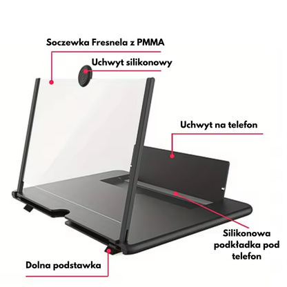 EkranXL™ - Zamień telefon w domowe kino